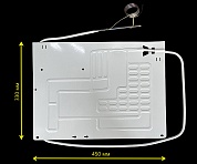 купить Испаритель плачущий 1-канальный 450*330, для холодильника с доставкой по Минску и Беларуси в Интернет-магазине КупиЗапчасть.бел +375-29-680-34-78