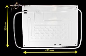 купить Испаритель плачущий 1-канальный 430*320, для холодильника с доставкой по Минску и Беларуси в Интернет-магазине КупиЗапчасть.бел +375-29-680-34-78